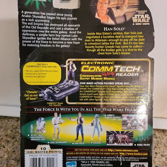 Star Wars-The Power of the Force Set- Han Solo, Bespin Han Solo, & Princess Leia - Picture 3 of 6